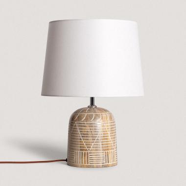 Lampe à Poser en bois Koson ILUZZIA