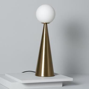 Lampe à Poser Métal et Verre Hipias