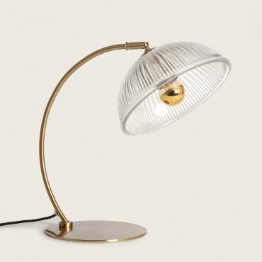 Tafellamp Lotta - Smoke Glas goud € 101,- ⋆ Light & Living ⋆ Löwik Meubelen