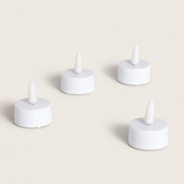 Pack of 4 Dahun Mini LED Candles with Battery