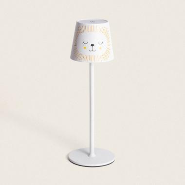 Anisa Kids 3W Portable Metal LED Table Lamp with USB Rechargeable Battery