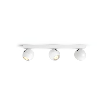 Deckenleuchte White Ambiance 3 Strahler GU10 PHILIPS Hue Buckram