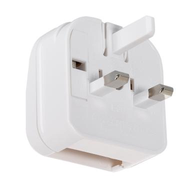 Adaptateur Prise Type C Tête Plate avec Câble Droit à Prise Type G (UK)