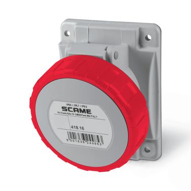 SCAME Optima Series 16 A Watertight Wall Base - IP67