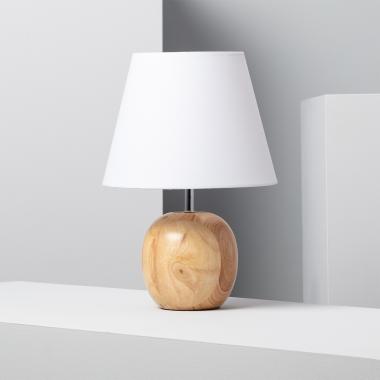 Dřevěná Stolní Lampa Ranko