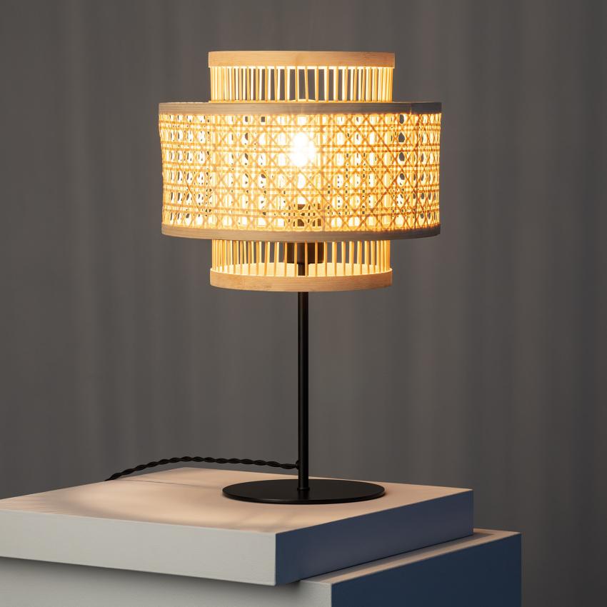 Product of Samsara Rattan Table Lamp ILUZZIA