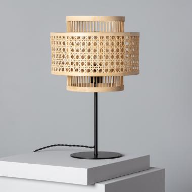 Samsara Rattan Table Lamp ILUZZIA