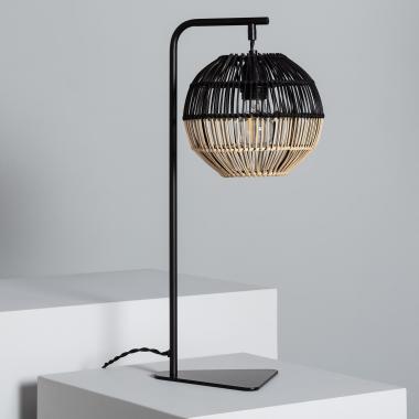 Product of Kithnos Rattan Table Lamp ILUZZIA 