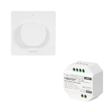 MiBoxer TRIAC LED Dimmer + Wall Mounted Monochrome RF Remote