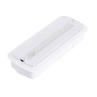 LED Noodverlichting Inbouw/Opbouw 200lm Permanente / Niet-Permanente verlichting  Zaagmaat 246x84 mm