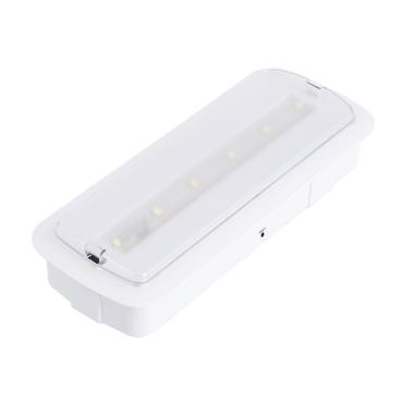 Nouzové LED Svítidlo 200lm Vestavné/Přisazené s Auto-Testem a Tlačítkem Test _x000D_