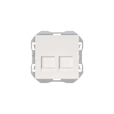 Product of RJ45 Socket Cover with Double Connector SIMON 270 20000188