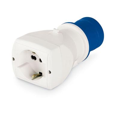 Adapter IEC309 für Stecker Typ F IP20 1 P40 SCAME