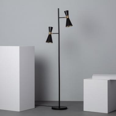 Product van Staande Lamp van Metaal 2 Spots Jigger