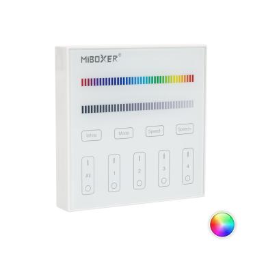 Product MiBoxer B3 Wall Mounted 4 Zone RF Remote for RGBW LED Dimmer Controller