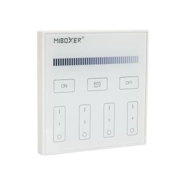 220-240V AC Wall Mounted RF Remote for LED Monchrome 4 RF Zone Dimmer Mi Boxer T1