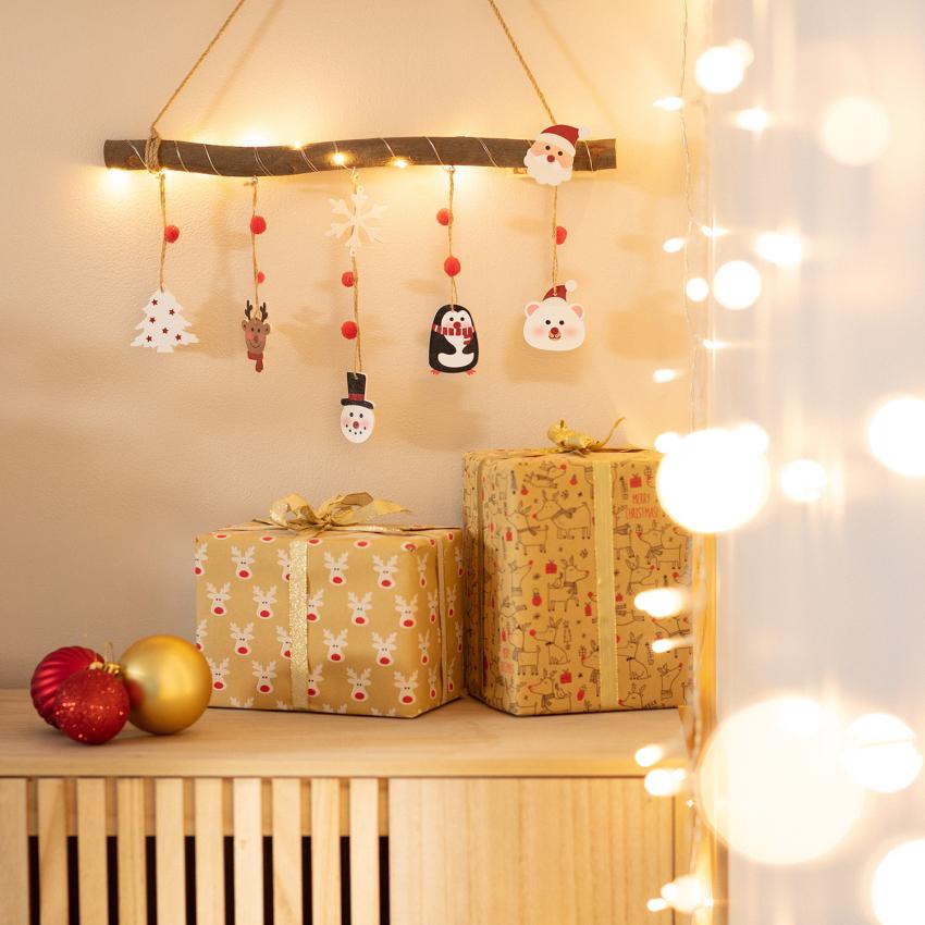 Produkt von LED-Girlande Weihnachtsbaumstamm