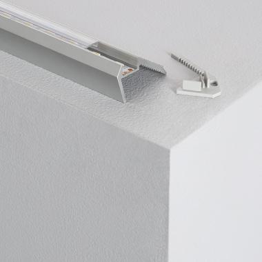 Profilé Aluminium d'Éscalier 1m pour Ruban LED jusqu'à 12mm