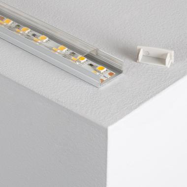 Profil Aluminiowy Natynkowy 2m dla Podwójnej Taśmy LED do 20 mm