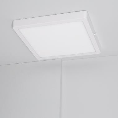 Plafonnier LED Carré 24W Extra-Plat CCT Sélectionnable 280x280 mm