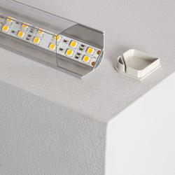 Product Aluminiumprofil Ecken mit Durchgehender Abdeckung für LED-Streifen bis 20mm
