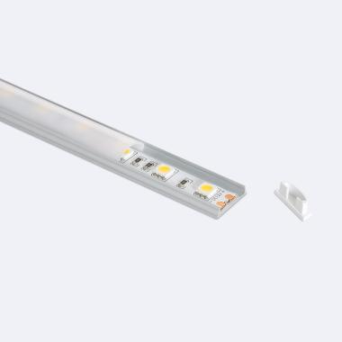 2m Aluminium Flexible Surface Profile for LED Strips 15mm