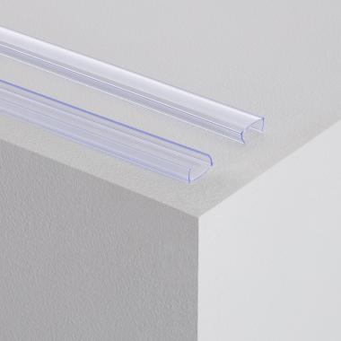Produkt od 1m PVC Profil pro Neon LED Jednobarevné 7.5 W/m 220V AC 120 LED/m Půlkruhové 180º IP67 Střih každých 100 cm