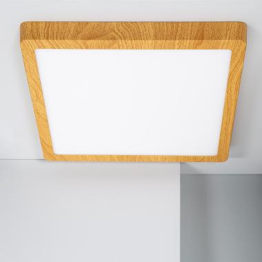 Plafondlamp LED 24W Vierkant Aluminium 280x280 mm Slim CCT Selecteerbaar Galán SwitchDimm