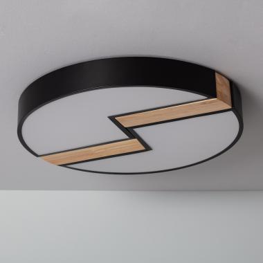 Plafonnier LED Rond Métal 27WCCT Sélectionnable Brusk Ø500 mm