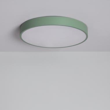 Přisazené Stropní Kruhové 24W LED Svítidlo Iris Kovové CCT dle Výběru Výřez Ø400 mm