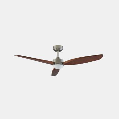 Deckenventilator Lautlos Embat Nickel Holz 132.7cm DC-Motor LEDS-C4 30-8000-81-F9