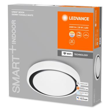 Product of 26W ORBIS Moon Smart+ WiFi CCT Selectable Round LED Panel Ø380mm LEDVANCE 4058075486362 