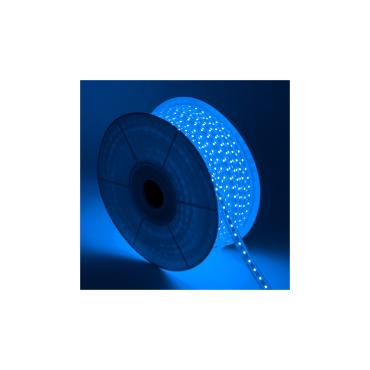Product 50m Role Stmívatelného LED Pásku  220V AC 60LED/m IP65 v Modré Šířka 14mm Střih každých 100 cm