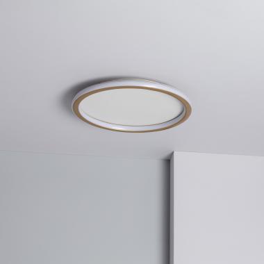 Plafoniera Circolare in Metallo LED 30W Ø400 mm Allharo CCT Selezionabile