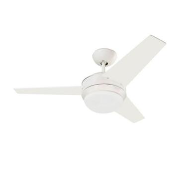 Ventilateur de Plafond Windy Pro Blanc Pales Réversibles 101.6cm Moteur AC LEDS-C4 VE-0005-BLA