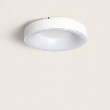 Plafonnier LED Rond 30W Métal Ø380 mm CCT Sélectionnable Jacob