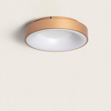 Plafoniera LED 30W Ø380 mm Circolare Metallo CCT Selezionabile Jacob