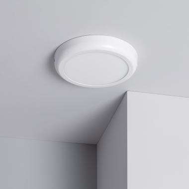 Plafoniera LED 18W Circolare Metallo Ø225 mm Design Bianco