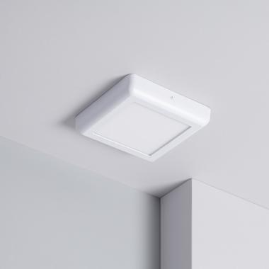 LED-Deckenleuchte 12W Eckig Metall 178x178mm Design White