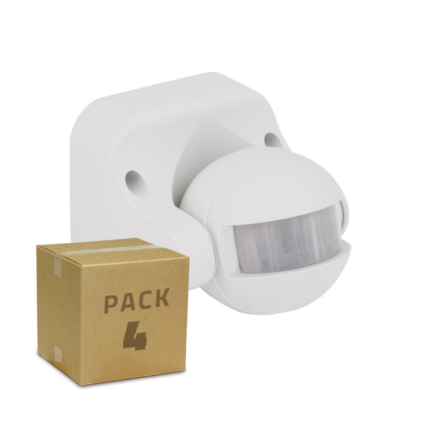Product van Pack Bewegingssensor PIR 180º opbouw  (4 stuks)