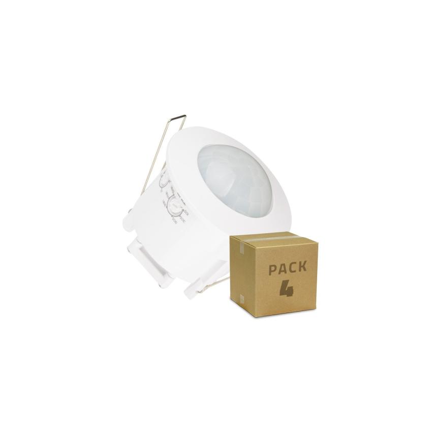 Product of PACK of Recessed 360º PIR Motion Detectors (4 Units)