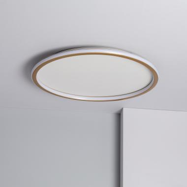 Plafoniera LED 36W Circolare Metallo Ø600 mm CCT Selezionabile Allharo