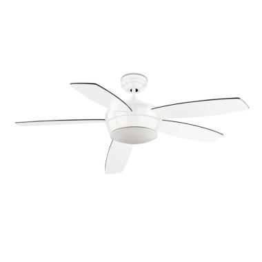 Ventilatore da Soffitto Samal Bianco Pale Reversibili 132cm Motore AC LEDS-C4 30-0068-14-F9