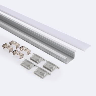 Product of 2m Aluminium Recessed Profile for LED Strips up to 25mm 