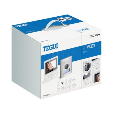 Produkt od Sada: Domácí Audio Video Monitor Handsfree CLASSE 100 V16E  / Zvonek SFERA NEW pro 1 Byt - 2 Účastníky Pokročilé TEGUI 379115