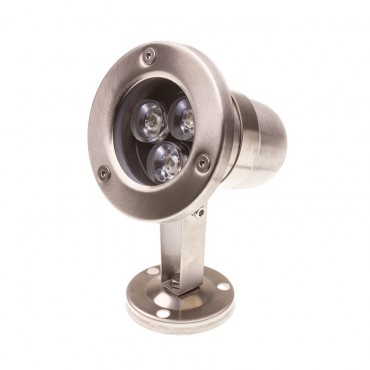 Product Ponorný LED Reflektor 3W Povrchový 12V DC z Nerezové Oceli