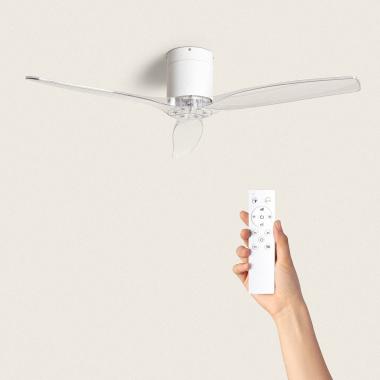 Angistri Silent Ceiling Fan with DC Motor in White 132cm
