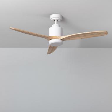 Mersin White Outdoor Silent Ceiling Fan with DC Motor for Outdoors in White 132cm