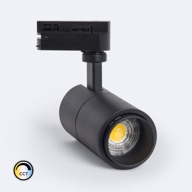 Spot LED sur Rail Monophasé 10W Dimmable TRIAC CCT Pulyx Multi-angle 15-60º