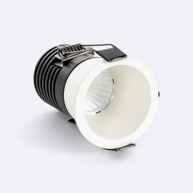 Downlight LED 7W Circular Mini UGR11 Dimbaar Naar Warm Zaagmaat Ø55 mm